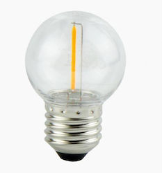 LED line LED 1W E27 Θερμό Λευκό