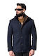 Tony Maker Men's Half Coat Blue