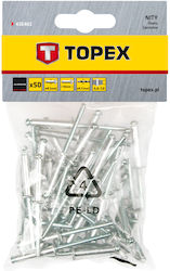 Topex Πριτσίνια M4x10mm 50τμχ