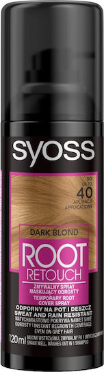 Syoss Root Retouch Προσωρινή Βαφή Μαλλιών σε Spray Dark Blonde 120ml