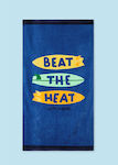 Mayoral Blue Cotton Beach Towel