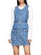 Rochii De Vară Pentru Femei Mini Rochie-Cămașă Denim Albastru
