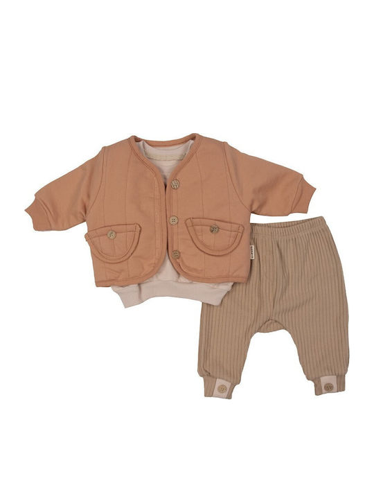 Pookie Kinderbekleidungssets mit Hosen Rosa 3 Stück
