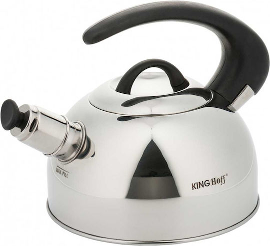 KING Hoff Wasserkocher Edelstahl Gray 2300ml