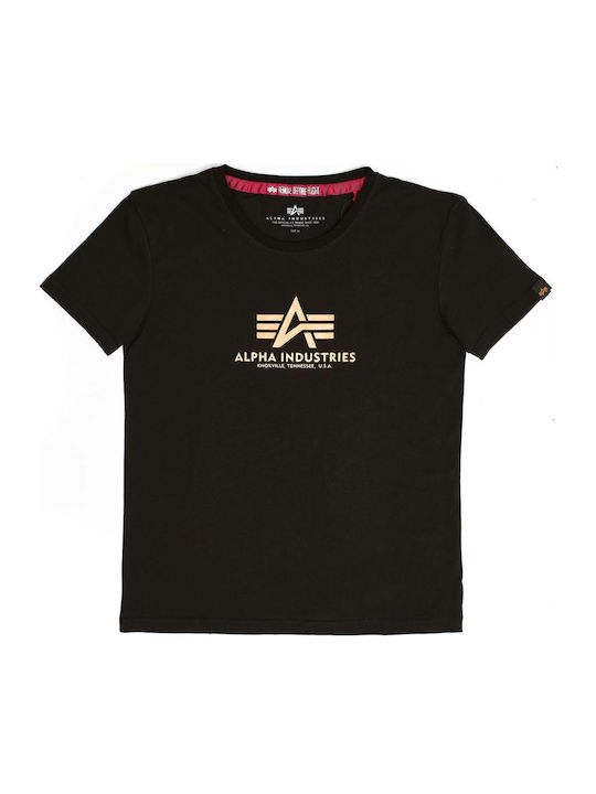 Alpha Industries Γυναικείο T-shirt Μαύρο
