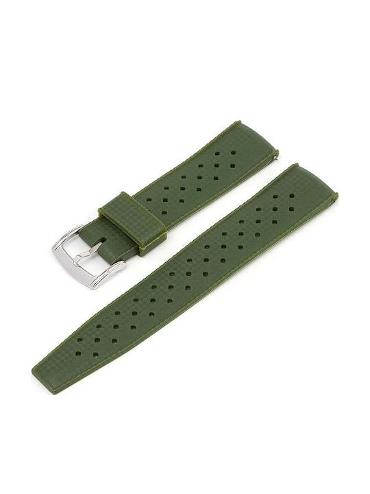 Καουτσούκ Λουράκι Πράσινο 22mm