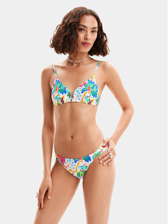 Desigual Jungle Bikini Slip Έγχρωμο