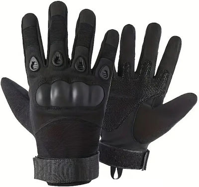 Military Gloves in Negru color