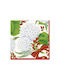 Caspari Set of Christmas Napkins L12.5xW12.5cm. 20pcs