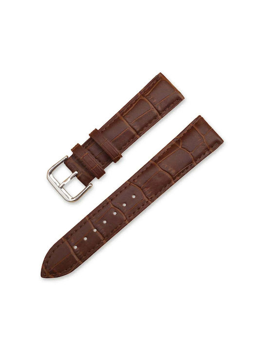 Leather Strap Brown 18mm