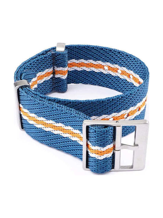 Riemen aus Stoff Nato Blau 18mm