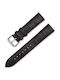 Curea din piele Negru 22mm