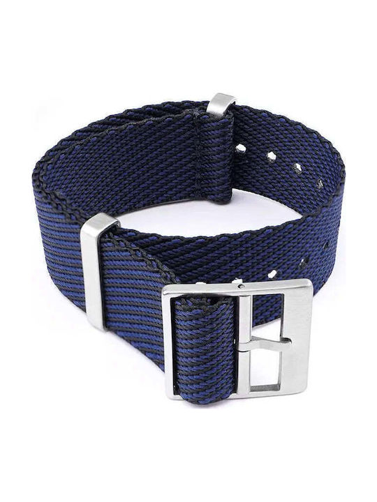 Riemen aus Stoff Nato Blau 18mm