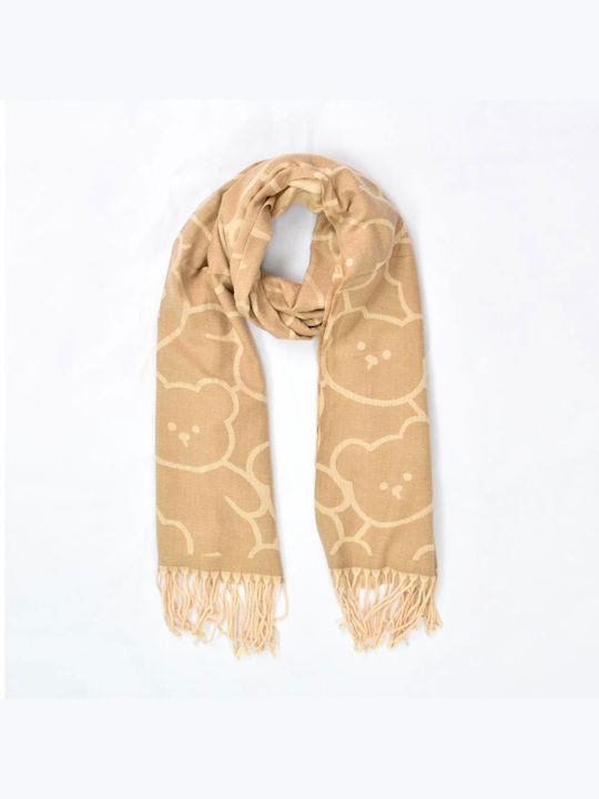 Potre Women's Wool Scarf Beige