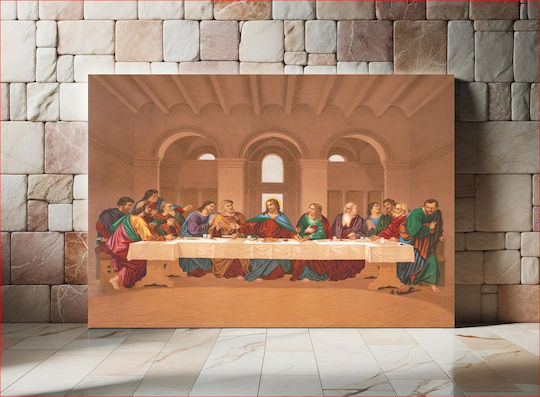 Last Supper 1877 Картина Платнен 50x40см