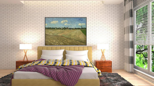Vincent Van Gogh - Geploegde Akkers ('de Voren') Картина Копие на Ван Гог Платнен 50x40см