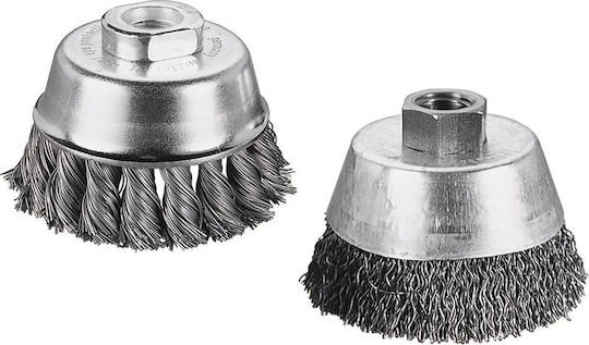 Wolfcraft 2700000 Wire Brush Tool Bell with Bristles 65mm