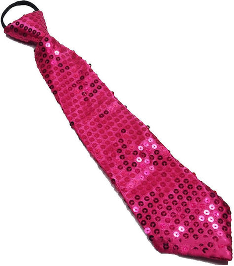 Carnival Tie Fuchsia with Sequins