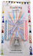 Birthday Candle Number "4" in White Color 8PRT31
