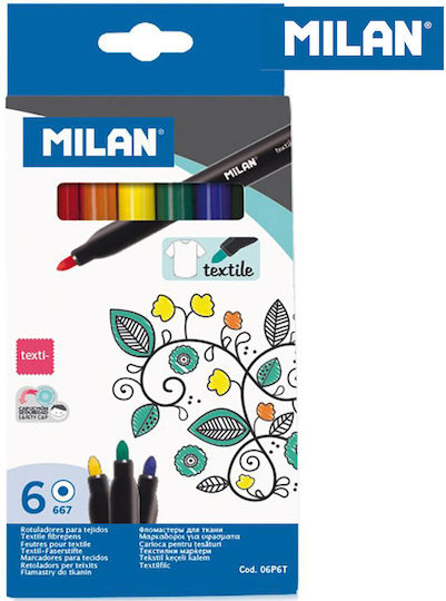 Milan Markere 4mm albastru 6buc