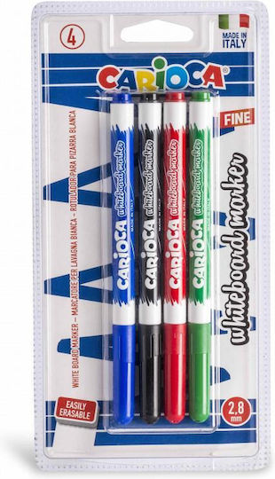 Carioca Whiteboard-Marker Mehrfarbig 4Stück