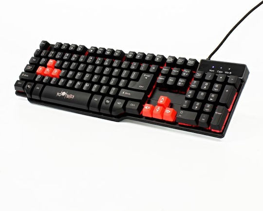 Red Fighter K1 Гейминг Инженеринг Клавиатура с RGB Осветление Английски (САЩ)