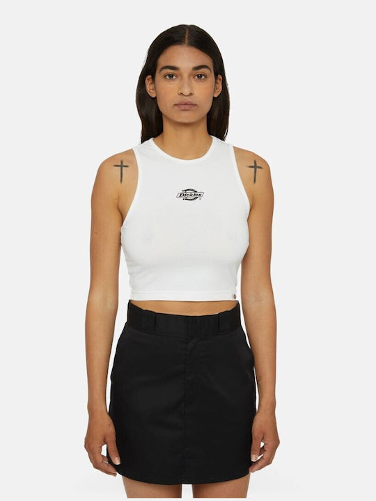 Dickies Damen Bluse Ärmellos Weiß