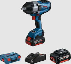 Bosch GDS 18V-1000 Brushless Μπουλονόκλειδο 18V 2x5Ah με Υποδοχή 1/2"