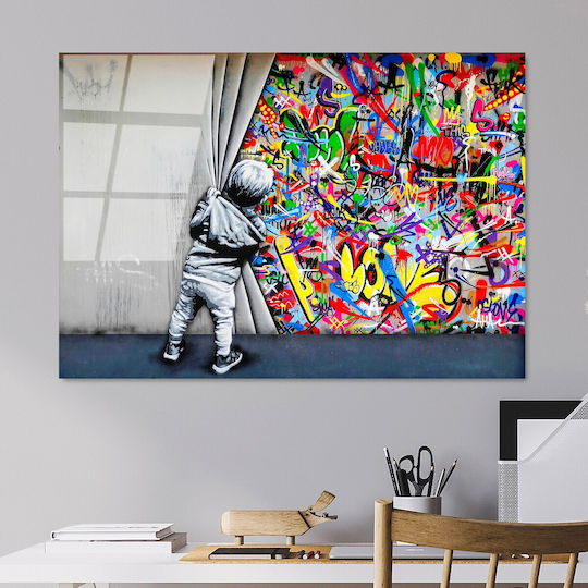 Wallity Πίνακας Γυάλινος 100x70cm