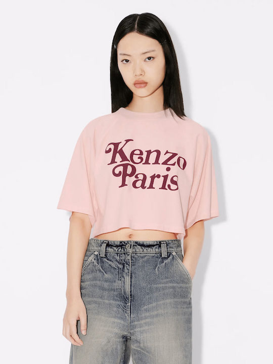 Kenzo Damen Crop T-shirt Rosa