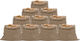 vidaXL Jute Olive Harvesting Bags 100x110cm 10pcs