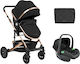 Kikka Boo Amaia Adjustable 3 in 1 Baby Stroller...