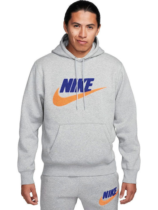 Nike Club Sweatshirt mit Kapuze Grau