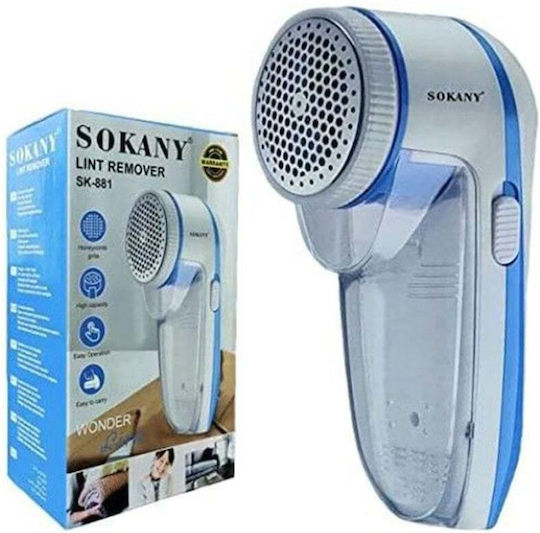 Sokany Rechargeable Fabric Shaver White