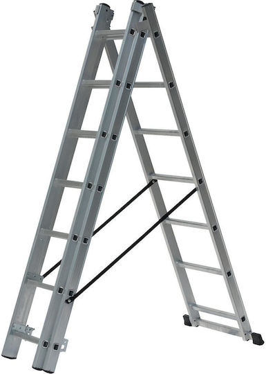 AWTools Multipurpose Ladder 3x8 with Maximum Height 4.14m