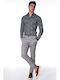 Hose Chino Elastisch in Schlanker Passform Grey