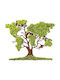 Wallity Wall Decor Tree Handmade Brown Wooden 71x1x59cm