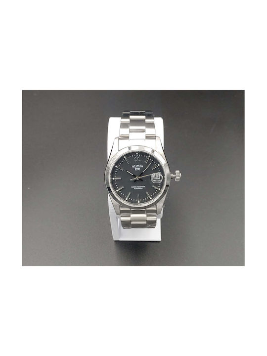 Alpha 1993 Watch Automatic with Silver Metal Bracelet