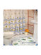 Chios Hellas Σχ 4 Shower Curtain Fabric White