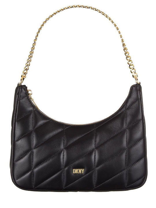 DKNY Leder Damen Tasche Schulter Schwarz