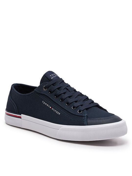 Tommy Hilfiger Corporate Vulc Ανδρικά Sneakers Μπλε