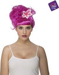 Carnival Wig Afro Pink