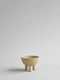 101 Copenhagen Dekorative Schüssel Keramik Beige 12x12x9cm 1Stück