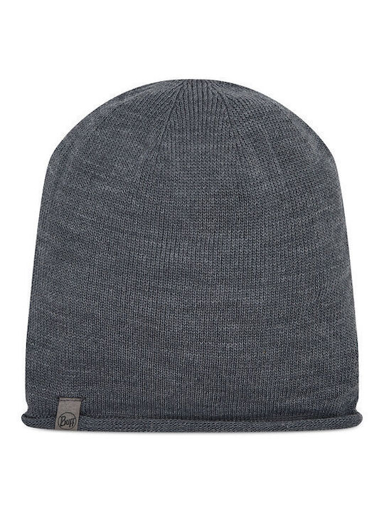 Buff Beanie Beanie Knitted in Gray color