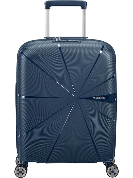 American Tourister Starvibe Spinner Exp 55 Cabin Travel Suitcase Hard Navy with 4 Wheels Height 20cm 146370-1596