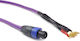 Melodika Καλώδιο Ηχείου 2x Spade - Speakon male 2m