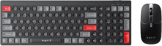 Havit KB830WB Σετ Gaming Πληκτρολόγιο & Ποντίκι (Αγγλικό US)