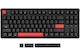 Keychron C3P-A1 Pro Tastatură Mecanică de Gaming Fără cheie cu Maro personalizat întrerupătoare și Taste iluminate Roșu
