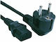 Cisco Schuko - Schuko / IEC C13 Cable 2.4m Μαύρο CAB-9K10A-EU