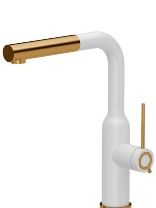 Quadron Angelina Kitchen Faucet Counter White